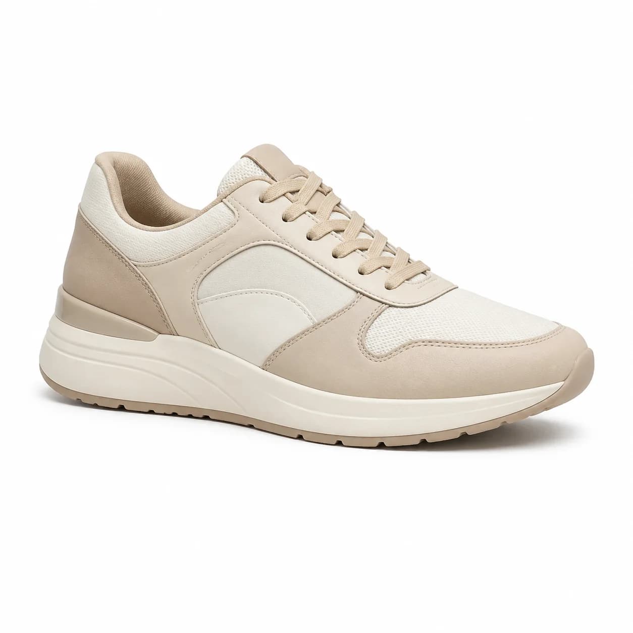Sneaker Beige Bicolore